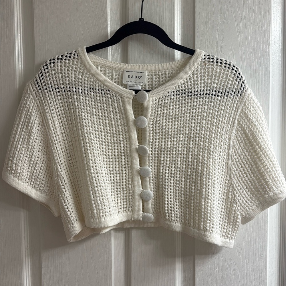 Sabo cropped button set - part of a matching set, also selling long skirt.